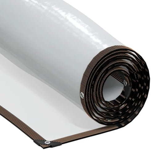 vidaXL Lona transparente con ojales polietileno 6x10 m, lona transparente, lona transparente de alta resistencia, lona transparente, lona transparente