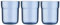Mepal Kinder-Trinkgläser Mio 3er Set Trinkglas für Kinder Kinderbecher ab 9 Monaten Spülmaschinengeeignet 250ml Deep Blue