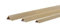 DQ-PP Profil d'angle - Dimensions : 25 x 25 mm - Longueur : 2 m (1 x 2 m) - Couleur : chêne - Matériau : PVC - Cornière en plastique - Coin extérieur - Protection des bords - Profilé d'angle mural -