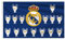 Real Madrid Flagge, Banner, Champions League 2024, Hala Madrid Merengue-Fans, langlebig, für drinnen oder draußen, Fußball, 2 Ösen