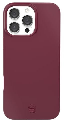 VELVET CAVIAR for iPhone 16 Pro Max Case - Compatible with MagSafe - 10ft Drop Protection (Burgundy)