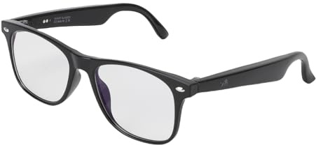 Smart Brille, AI -Übersetzung Bluetooth -Gläser, Antiblau -Licht -Objektiv mit Echtzeit -Sprachübersetzung für Reiseberechnungslernanwendungen
