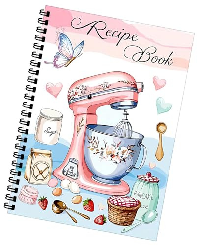 Rezeptbuch in Banco – 100 Seiten Spiralbuch zum Kochen, Backen und Essensplanung | Persönliches Kochbuch mit handgeschriebenen Seiten für Anfänger und Kochliebhaber