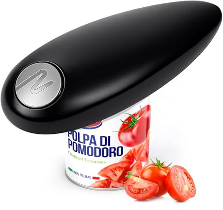Electric Can Opener, Open Your Cans with Simple Push of Button, Automatic Can Opener Smooth Edge, Hands Free Electric Can Openers for Kitchen, Compact Portable Can Openers for Cooks and Housewives