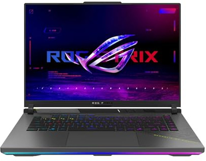 ASUS ROG Strix G16 Laptop | 16 WQXGA 240Hz | AMD Ryzen 9 9955HX | RAM: 64GB | SSD: 1TB | NVIDIA RTX 5070 Ti | Einzeltasten RGB | Windows 11 Pro | Office 2024 Pro