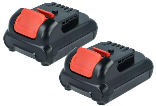 vhbw 2X Akku kompatibel mit Dewalt DCHJ063C1, DCHJ064, DCHJ063, DCHJ063B, DCHJ062B, DCHJ062C1, DCHJ064B Werkzeug (1500 mAh, Li-Ion, 12 V)