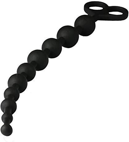SXOVO Anal Kette mit 10 Kugeln, Anal Plug mit Anal Kugeln für Männer und Frauen