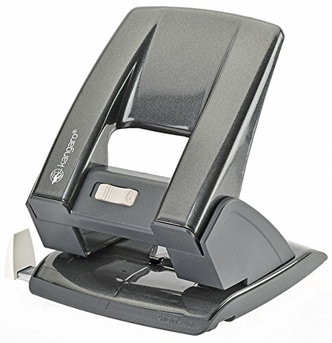 KANGARO KAA40-05 Aion-40 Locher, bis zu 40 Blatt, Metall, metallic grau