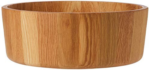 Continenta 4136 Oak Wood Salatschüssel aus Eichenholz, Holz, Hellbraun