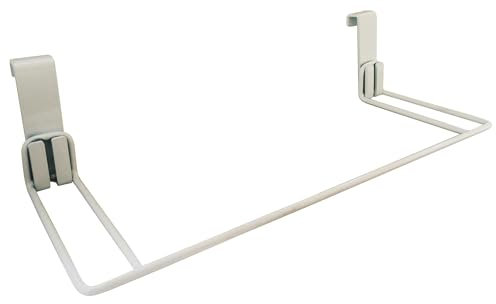 SOMATHERM FOR YOU, Barre Blanche pour sèche-Serviette, Longueur 36 cm, Compatible avec radiateurs à Tube Plat, Fixation par vis, idéale pour Suspendre Vos Serviettes