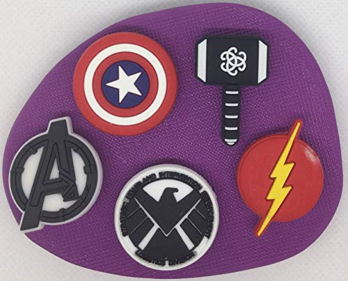 Marvel Superheros Logo Emblèmes en silicone pour gâteau Thor Hulk Captain America