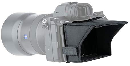 NICEYRIG Schermo LCD Parasole Pieghevole Sunhood per Sony A7 A7II A7III A9 Series Telecamere