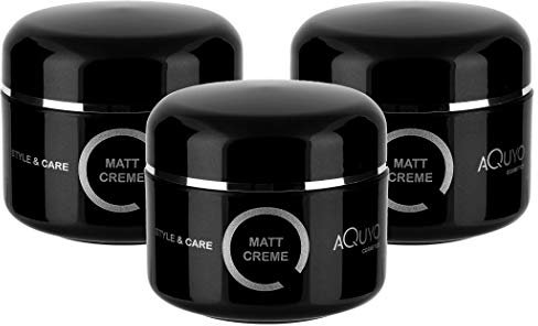 Style & Care Matt Creme Paste für natürliches Styling & Finish (3x 100ml) | Haarwachs für Männer starker Halt | Haarcreme für den perfekten Matt Look