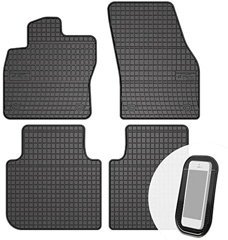 moto-MOLTICO Gummimatten Auto, 4-teiliges Set, Allwetter Gummi Fußmatten, Antirutsch & Wasserfest Autoteppiche - passend für Skoda Kodiaq ab 2017