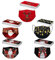 DolceTiger 50 Stück Weihnachten_Masken_Mundschutz für Maske_Einweg Erwachsene Mund-Nasenschutz 3 lagig Weihnachtsdruck Santa Schneemann Elk Halstuch Schals für Christmas(Multicolor 02, 50 Stück)