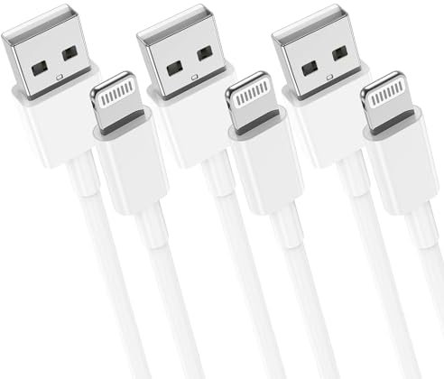 2Pack 1M iPhone Ladekabel Original, USB A auf Lightning Kabel Schnellladekabel 3ft Apple Ladekabel für iPhone 14 Pro Max/13 Pro/12/11/XS/XS Max/XR/X/8 Plus/7/6/5/SE/iPad/iPad Air 2