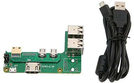 Bewinner for Raspberry Pi Expansion Board, 4 USB HDMI Female GPIO Height for Raspberry Pi for Zero 2W to 3B Expansion Board