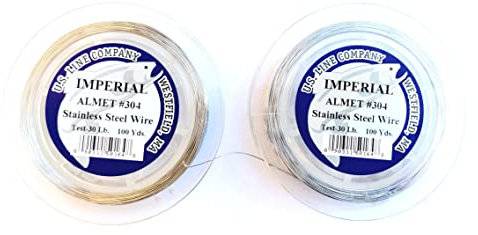 Imperial Monel Pesca Traina 183Mt 30Lbs Dentice Filo Acciaio Inox Mare