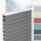 bobodeco Wabenplissee Plissee ohne Bohren Verdunkelung Klemmfix Thermo Verdunklungsplissee, Grau-Weiß 65x130 cm(BxH), 100% Verdunkelnd & Sicht- & Schallschutz, Wärmeisolierung für Fenster & Tür
