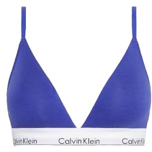 Calvin Klein Damen Triangel BH Lght Lined Stretch, Blau (Spectrum Blue), M