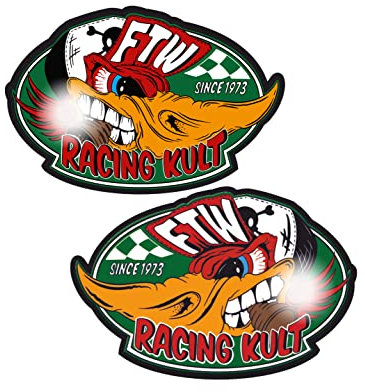RACING KULT Aufkleber Sticker Set Speedbirds FTW (H 6,7cm x B 10cm jeder Aufkleber im Set)