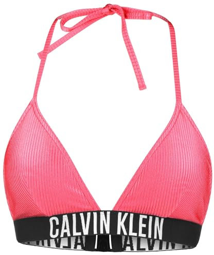 Calvin klein Bikini Pezzo sopra da Donna Marchio, Modello Triangle-RP KW0KW01967, Realizzato in Sintetico. L Rosa
