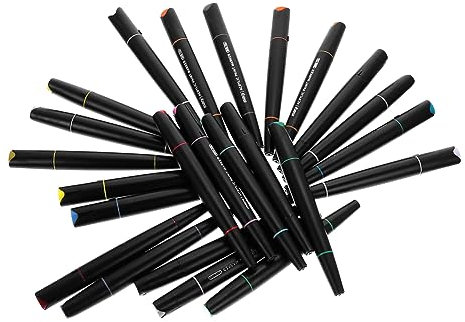 Veemoon 24stücke Marker Stifte Mit Multifunktionalen Farbmarkern Für Zeichenzubehör Tragbar Und Praktisch Für Diy-projekte Und Malen