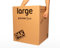 StorePAK Hochwertige, robuste Umzugskartons mit Griffen, extra starke, doppelwandige Kartons, 107 l, 100% recycelbar, H 54 x B 44,6 x T 44,6 cm, 7 Stück