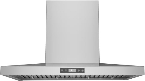 Hauslane 30” Wall Mount Range Hood Low Noise Performance Contemporary Design, Full-Size Handle Professional-Grade Baffle Filters, LED Lamps, Stainless Steel Chef Series WM-540 Ducted or Ductless