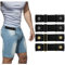 BELTROAD Gürtel ohne Schnalle für Männer und Frauen, Seitengürtel ohne Schnalle, elastisch, verstellbar, unsichtbar, keine Schnalle, Schwarz + Schwarz + 02 Schwarz + 02 Schwarz, Fit 2 loop distance