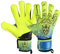 Keeperking Torwarthandschuhe Erwachsene Kinder Jugend mit und ohne Fingerschutz Fußballhandschuhe abnehmbar fingersave 4mm Unisex (4, Gelb- Abnehmbar FS)
