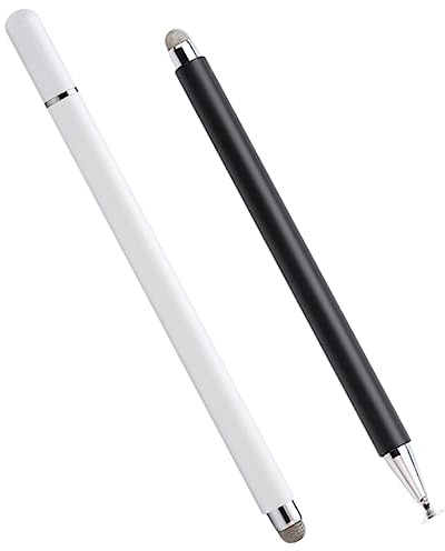 Housoutil Lot De 3 Stylets Pratiques pour Écran Décriture pour Garçons Et Filles Universels pour Tablettes Téléphones Portables Et Liseuses Pointe Lisse Anti-Rayures 2 Pièces X 3