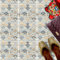 HUBDECO - Fliesenaufkleber - Küche, Badezimmer Deko - Klebefliesen - Bodenfliesen - Klebefolie Küche - Boden Schutzmatte - Selbstklebende Fliesen - 9 Stk. - Patchwork Muster - 10x10cm