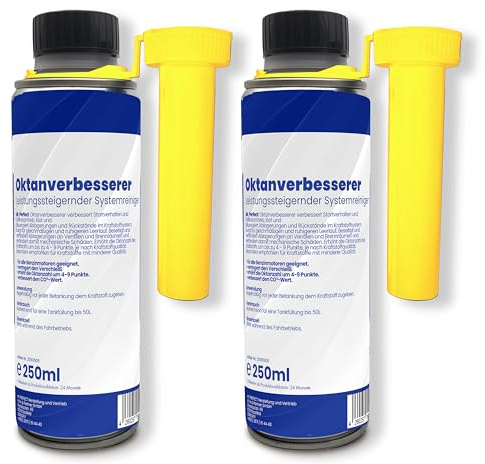Mr. Perfect Leistungsstarker Oktanverbesserer 2x250 ml | Kraftstoffeffizienz steigernder Systemreiniger | Additiv für verbesserte Benzinverbrennung | Motorreiniger für sämtliche Benzinmotoren