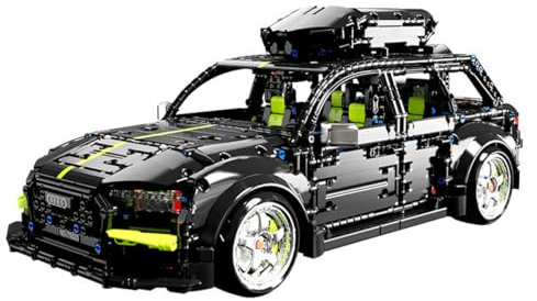 Auspcers Technik Voiture de Sport Blocs de Construction, Blocs de Construction 1/10 Modèle Voiture de Sport, 2896pièces Technic Voiture de Sport(Pas d'emballage d'origine)