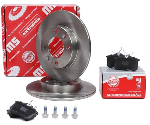 MASTER-SPORT Bremsenset Hinten Ø247mm - Bremsscheiben und Beläge Kompatibel mit CITROËN C3 I Schrägheck FC, FN, PEUGEOT 307 CC 3B 307 3A/C