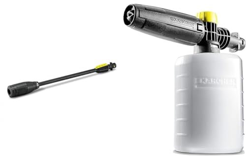 Kärcher Lance Vario Power K2 à K3 accessoire pour nettoyeurs haute pression & Canon à mousse 0,6L accessoire pour nettoyeurs haute pression, Noir