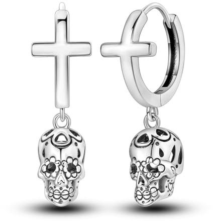 Ohrhänger aus 925er-Sterlingsilber für Damen Creolen mit Feder Stern Sonne Mondstein Saturn-Planet Kaktus Herz mit funkelndem Zirkonia für Damen und Mädchen