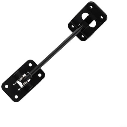 Comoda fibbia antivento per porta camper, gancio a forma di T, garantisce sicurezza e stabilità (nero)