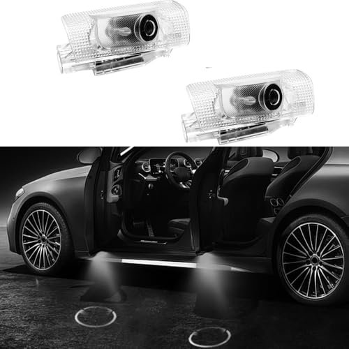 HFYANGZH - Never Fade Door Lights Projector with Logo for Car, 3D Shadow Light Compatible with Lexus RX/GX/LS/LX/is/GS/RC/UX Auto Accessories 2006-2024 (LEXU-S Shadow)