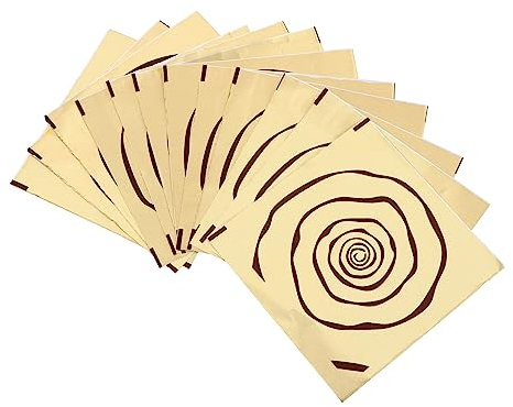 RORPOIR 100 Stück Bonbonpapier Backpapier für Pralinen Süßigkeiten Kekse geruchlos lebensmittelecht für Veranstaltungen