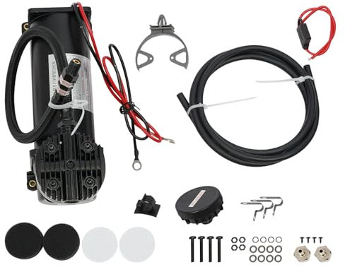 200PSI Tyre Inflator Air Compressor, 12V Air Compressor Kit for Car Horns Tires Pneumatic Tools