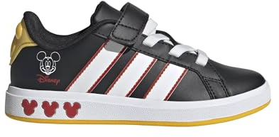 adidas Unisex-Kids Tennis Shoes, Black, 22.0 cm