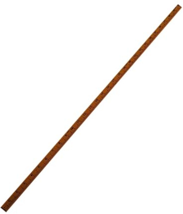 Dickly Règle en Bois 1m - Règle Droite d'Enseignement, Plate de Couture, de Tailleur, Métrique et de Mesure pour Professeur, Élève et Tailleur