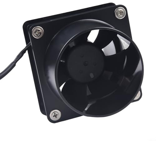 FUANA Duct Exhaust Air Ventilation Fan Small Portable Extractor Fan Motor Exhaust Fan With With 1m /3m Duct Hose Adjustable Speed for Kitchen Bathroom Garage(With 100cm pipe)