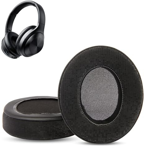Active IK-BH002 Kopfhörer Ersatz-Ohrpolster Kompatibel mit iTeknic Active Noise Cancelling IK-BH002 Kopfhörer(Proteinleder und Memory-Schaum Ersatzpolster)