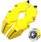 Set di coperchi pinza - 2 pezzi Coprimozzo ruota Copri freno - Set di coperchi decorativi per pinza freno Copertura protettiva per pinza freno multifunzionale per auto