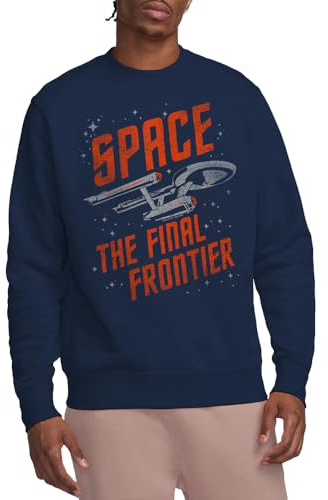 Star Trek Unisex Star Trek Space Travel Crew Sweatshirt Sweatshirt