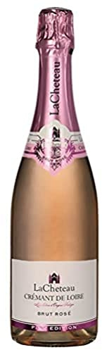 LaCheteau - Crémant de Loire Rosé Pink Edition Brut - Premium trocken rosé Sekt aus Frankreich, Methode Traditionnelle (1 x 0.75 l) (Packung mit 6)