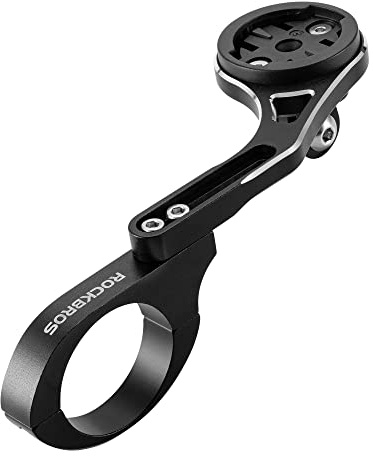 ROCKBROS Fahrradcomputer Halterung mit 35 mm Vor und Zurückverstellung, Fahrrad Halterung für Garmin und Bryton GPS, Kompatibel mit Action Kamera und Fahrradlicht für 31,8 mm Lenker, MTB und Rennrad